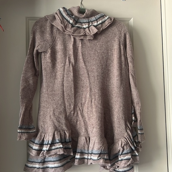 Anthropologie ruffled open front cardigan small - Picture 4 of 4